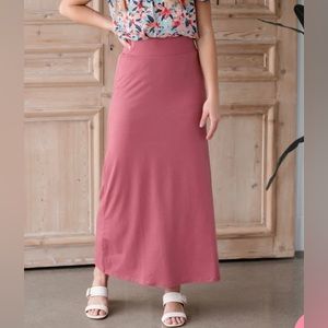 Mauve Maxi Skirt